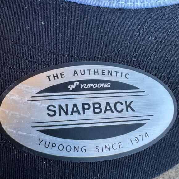 Bush Latte Trucker Snap Back Hat Beer Logo Flat Bill 5 Panel  Yupoong Mesh Cap - Picture 2 of 6